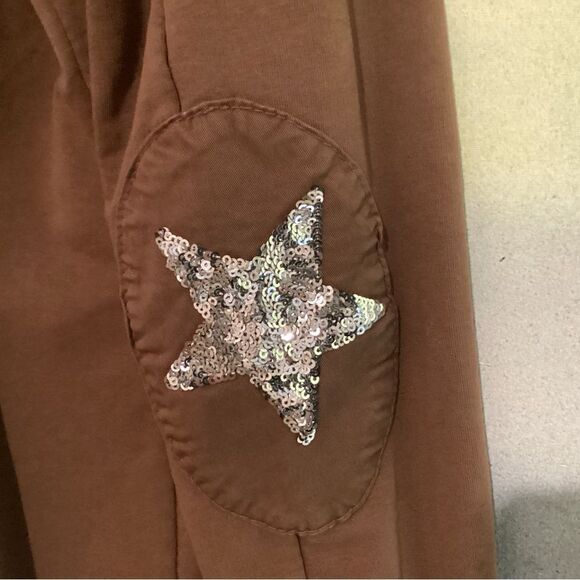 Venti6 Italy Brown blazer with stars on elbow patches - Picture 7 of 8